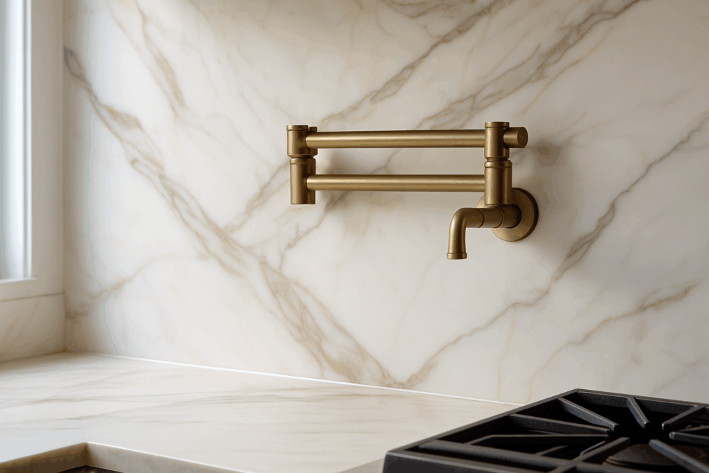 kitchen-backsplash-ideas-marble-upstand