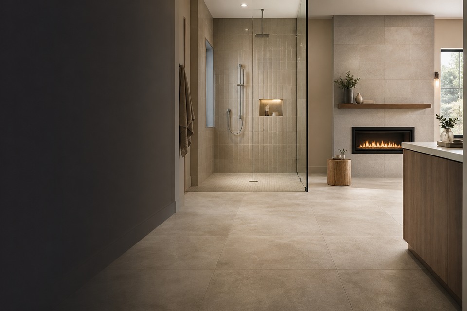 Architectural concept: Tile Installation in Toronto and the GTA tile transition and joint detail