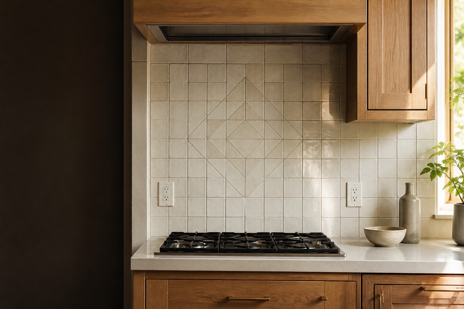 Architectural concept: Kitchen Backsplash Tile Installation tile project overview