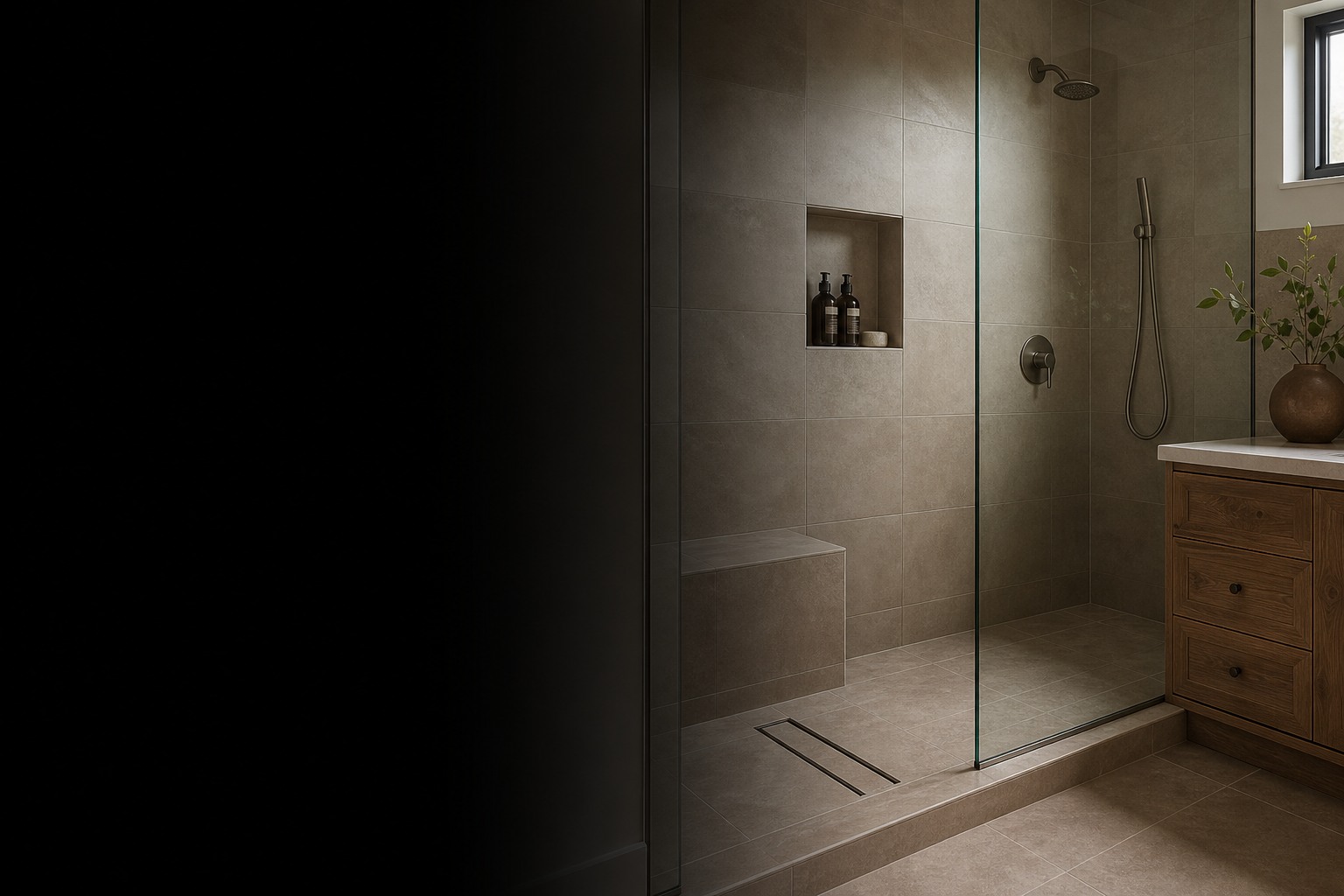 Tile installation in Whitchurch-Stouffville room view showing tile scale, joint layout and adjoining finishes